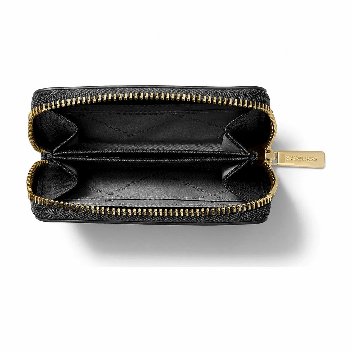 Michael Kors Jet Set Travel Medium Saffiano Leather Wallet - BLACK