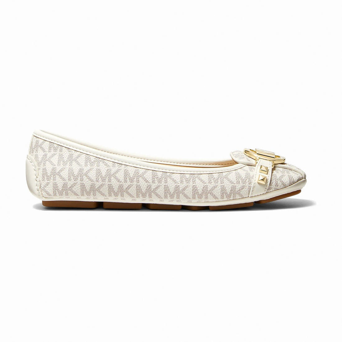 Michael Kors Fulton Studded Logo Moccasin - VANILLA