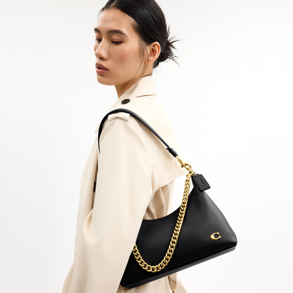 Coach Juliet Shoulder Bag 25 - Brass/Black
