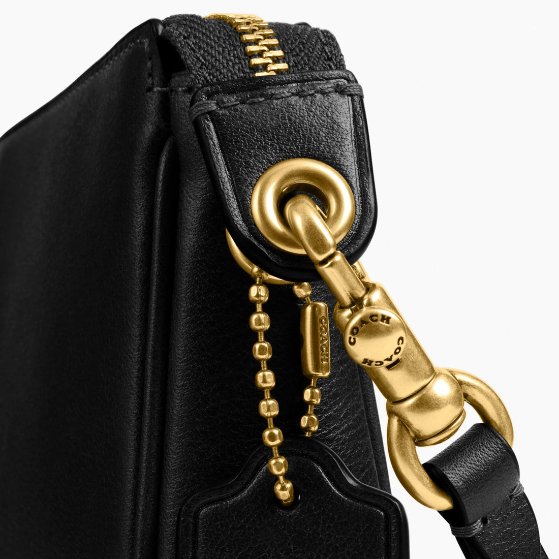 Coach Plaza Bag - Brass/Black
