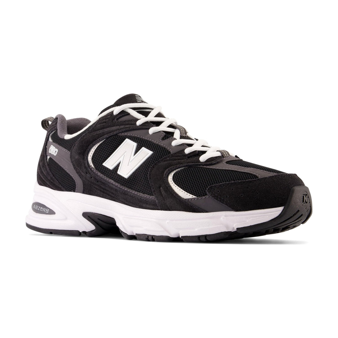 New Balance 530 - BLACK with MAGNET and Silver Metallic