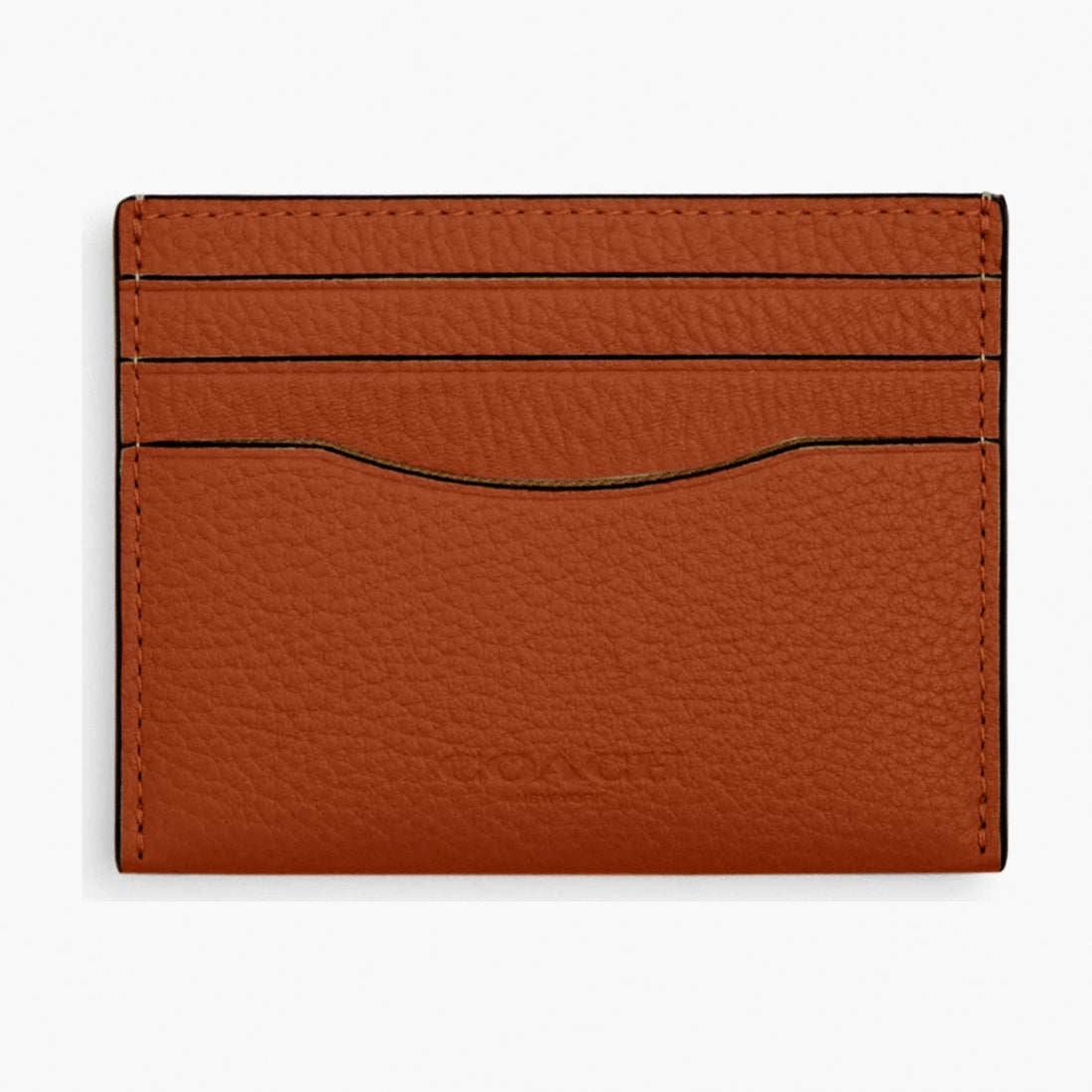 Coach Slim ID Card Case - Amber Brown