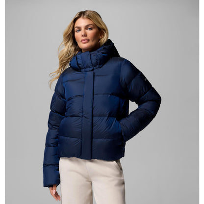 Columbia Women's Amaze Puff Hooded Jacket - Collegiate Navy High Shine