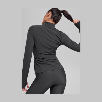 Alo Yoga Alosoft 1/2 Zip Rapid Pullover - Anthracite