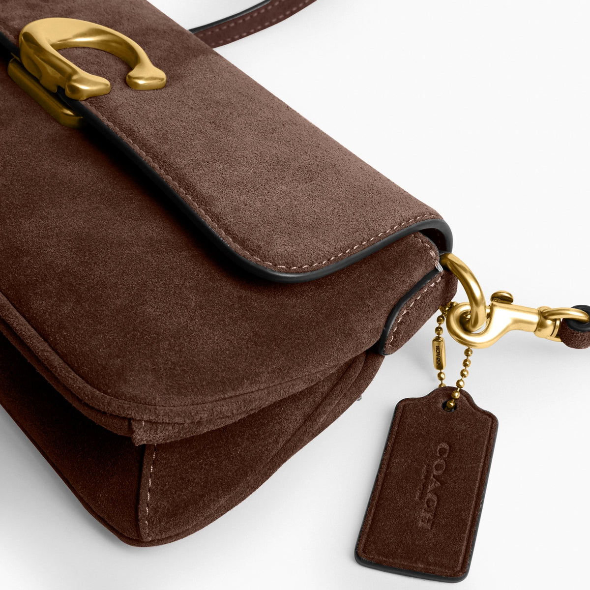 Coach Jet Shoulder Bag - Brass/Dark Chocolate
