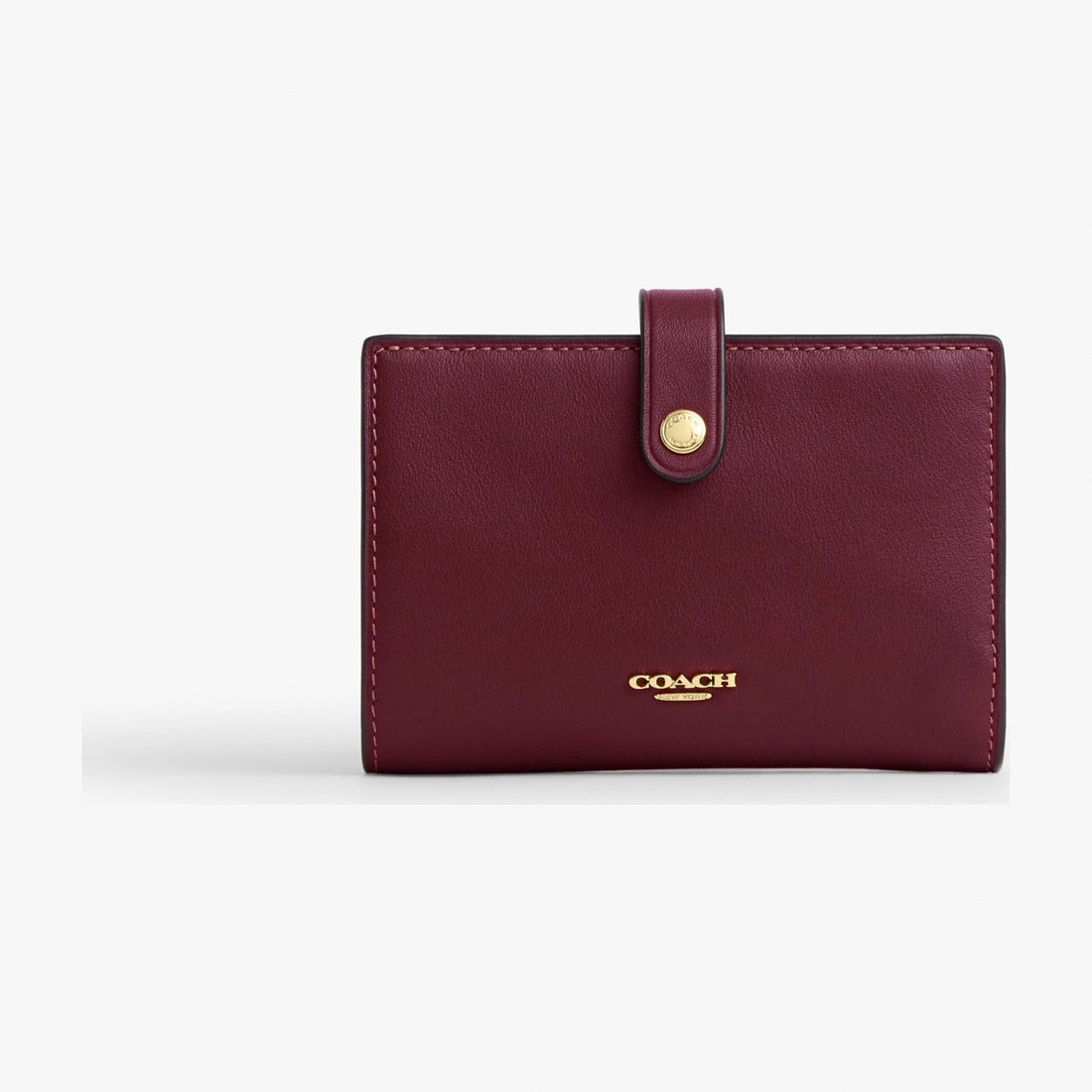 Coach 2-In-1 Wallet - Gold/Dark Cherry