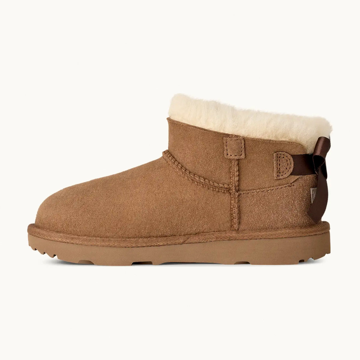 UGG Kids' Ultra Mini Bailey Bow - Chestnut