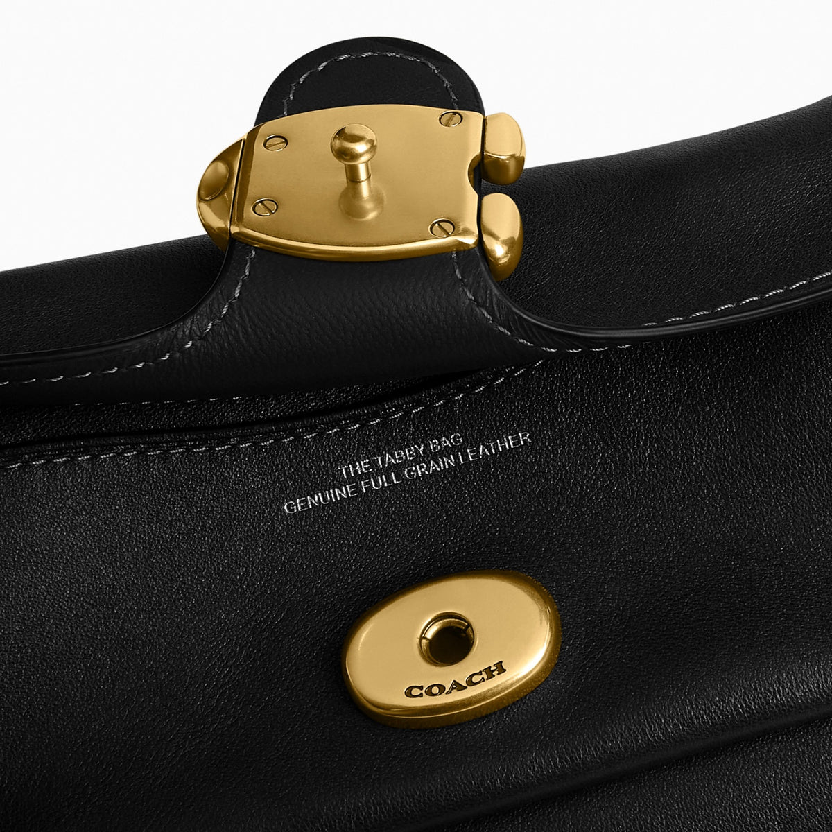 Coach Soft Tabby Shoulder Bag 20 - Brass/Black