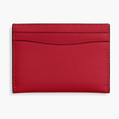 Coach Essential Card Case - Brass/Poppy