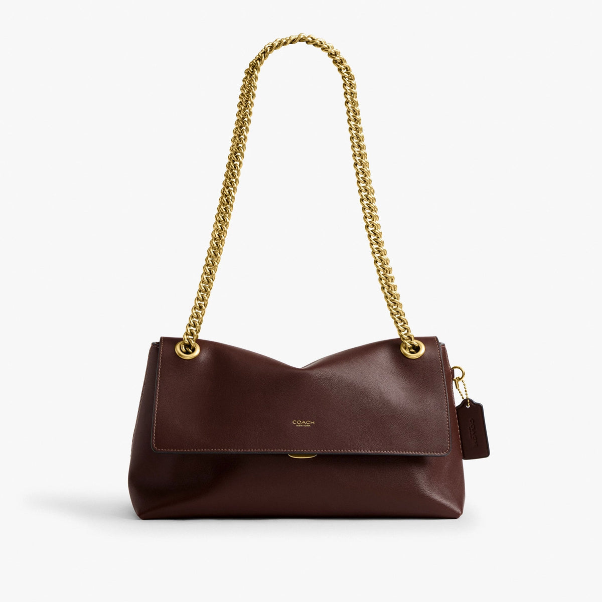 Coach Chelsea Shoulder Bag 30 With Chain - Brass/Maple