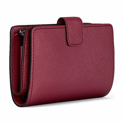 Michael Kors Medium Saffiano Leather Wallet - MAROON