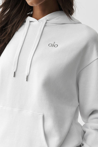 Alo Yoga Accolade Hoodie - White