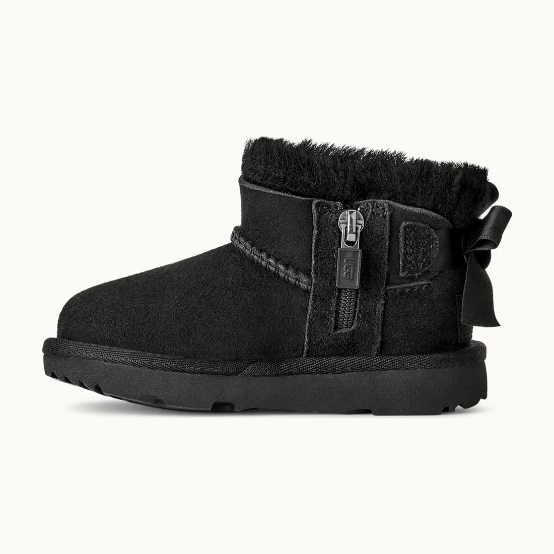 UGG Ultra Mini Bailey Bow - Black