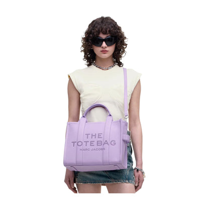 Marc Jacobs The Leather Medium Tote Bag - WISTERIA