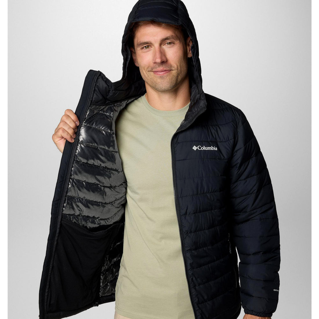 Columbia Men's Powder Lite II Hooded Jacket - Black