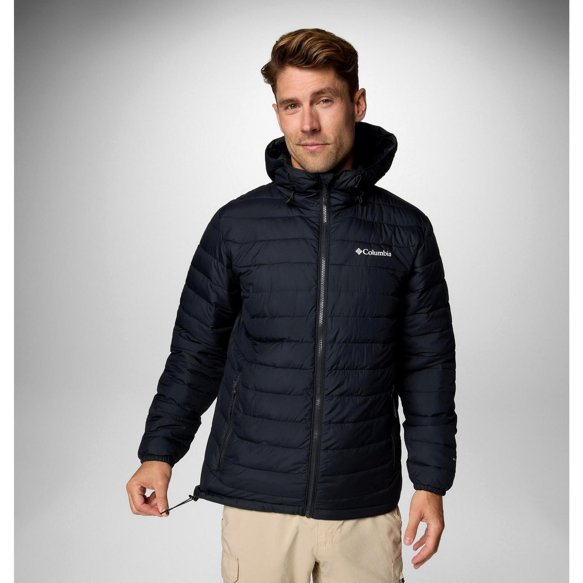 Columbia Men's Powder Lite II Hooded Jacket - Black