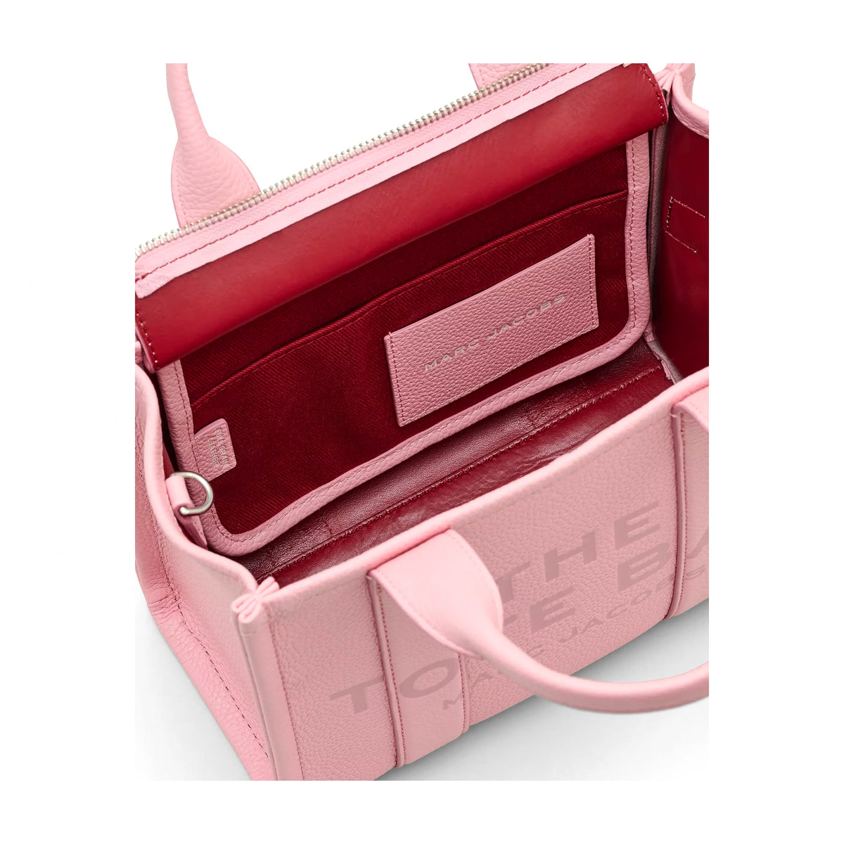 Marc Jacobs The Leather Small Tote Bag - RIBBON PINK