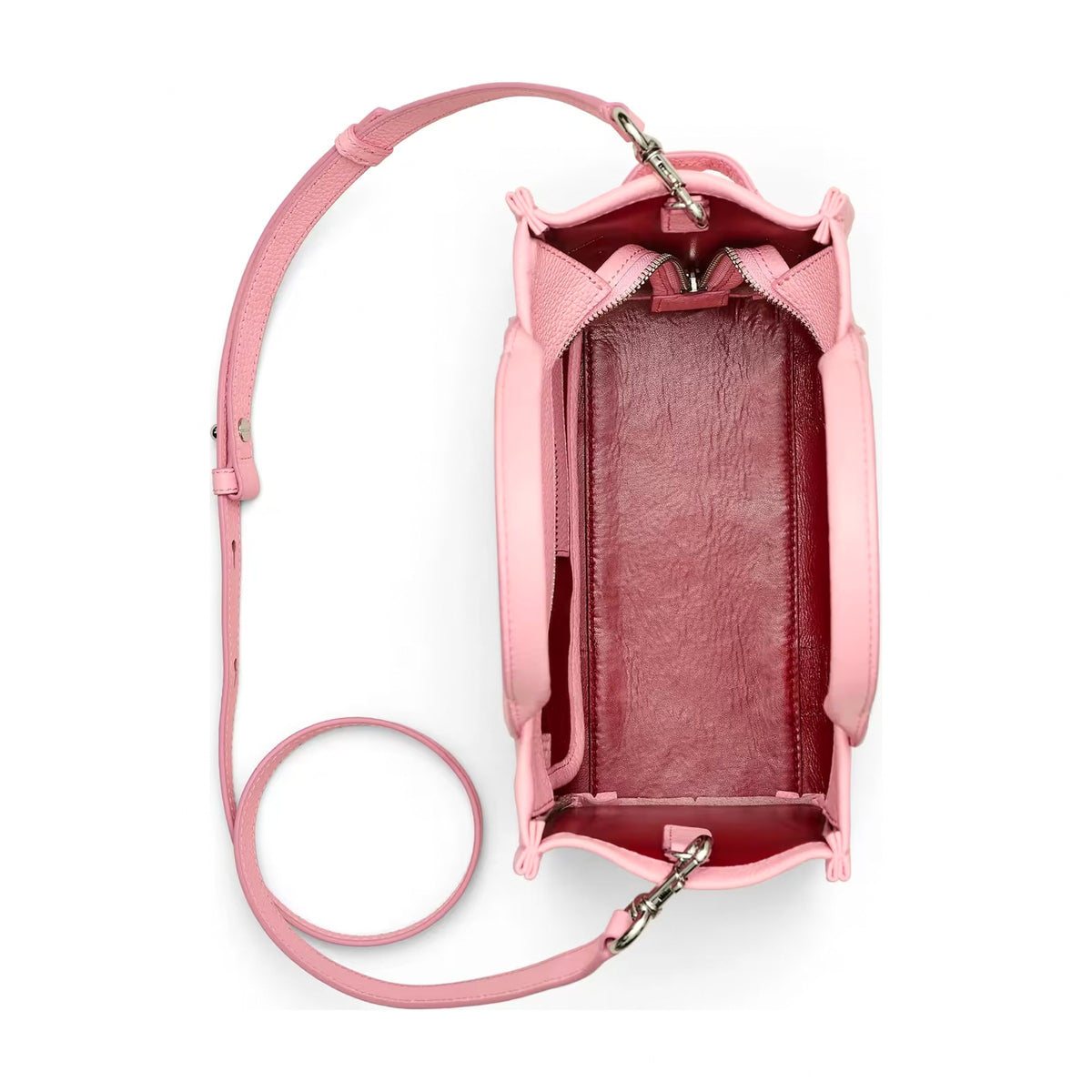 Marc Jacobs The Leather Small Tote Bag - RIBBON PINK