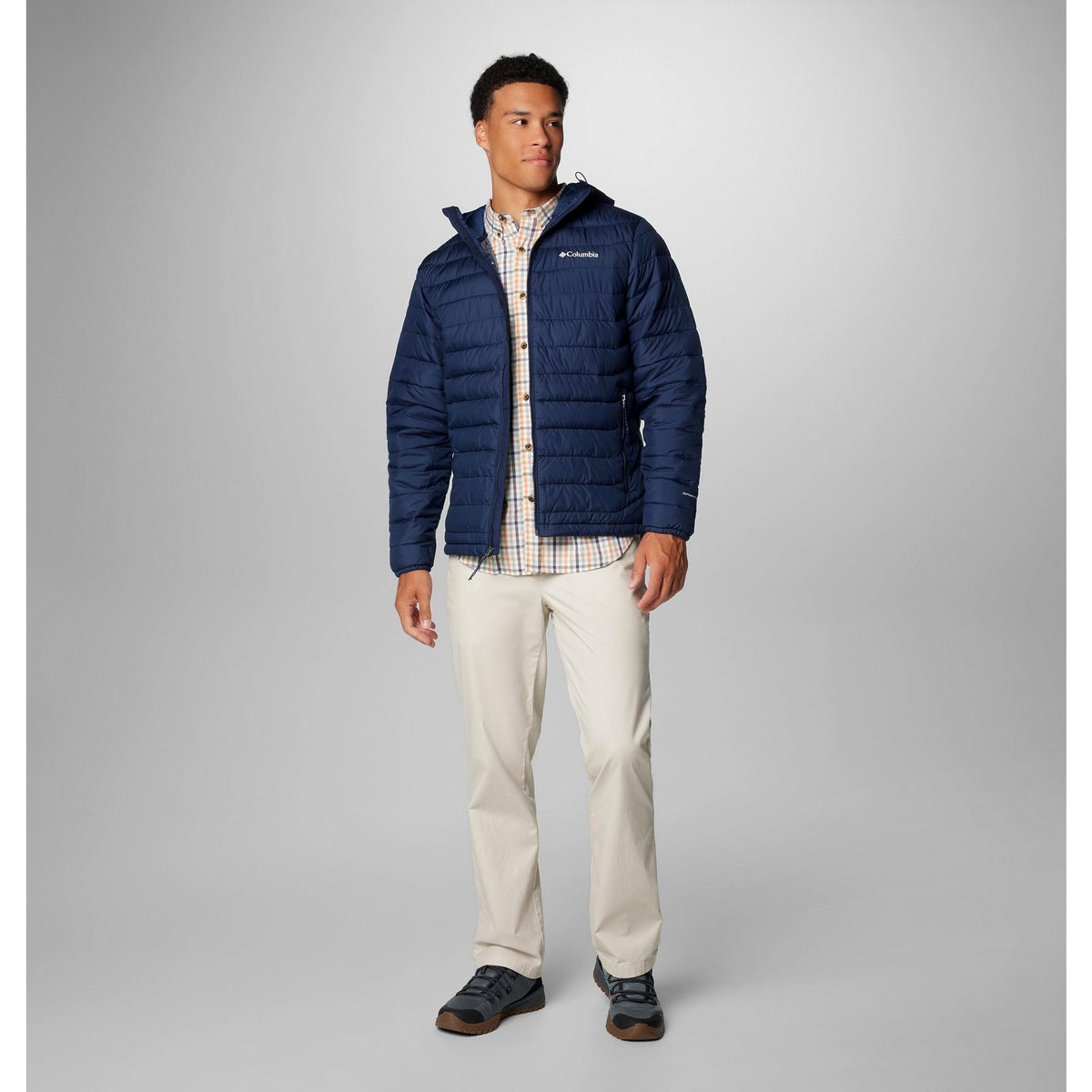Columbia Men's Powder Lite II Hooded Jacket - Collegiate Navy