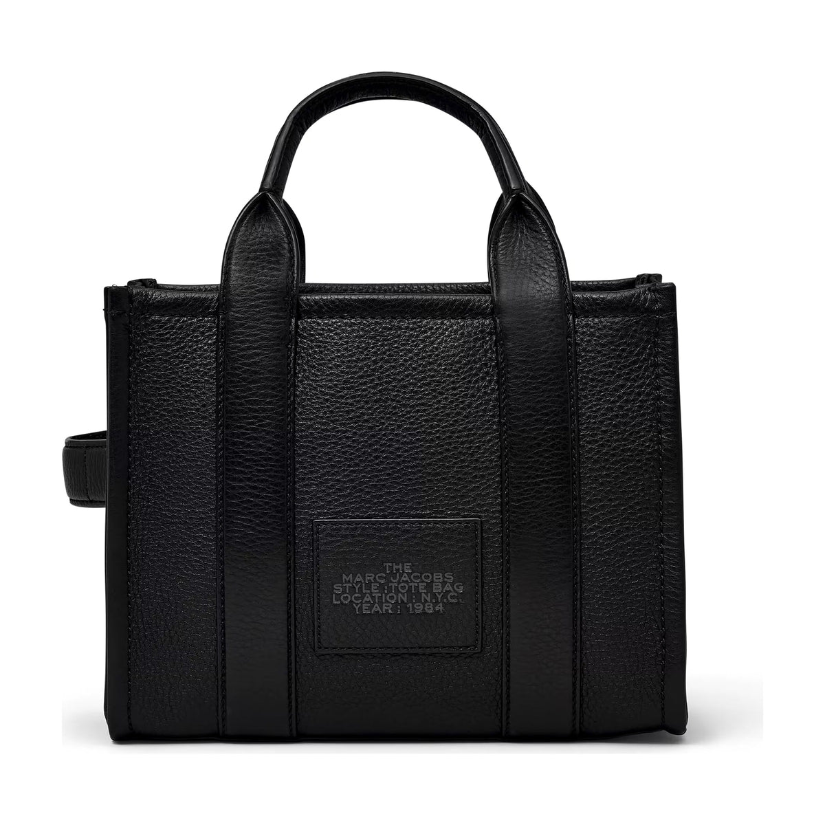 Marc Jacobs The Leather Small Tote Bag - BLACK