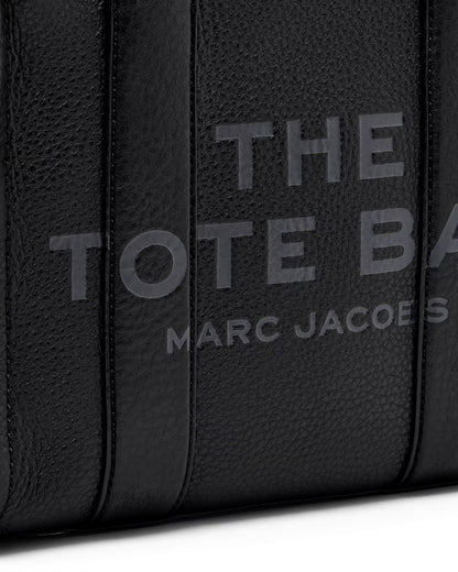 Marc Jacobs The Leather Small Tote Bag - BLACK