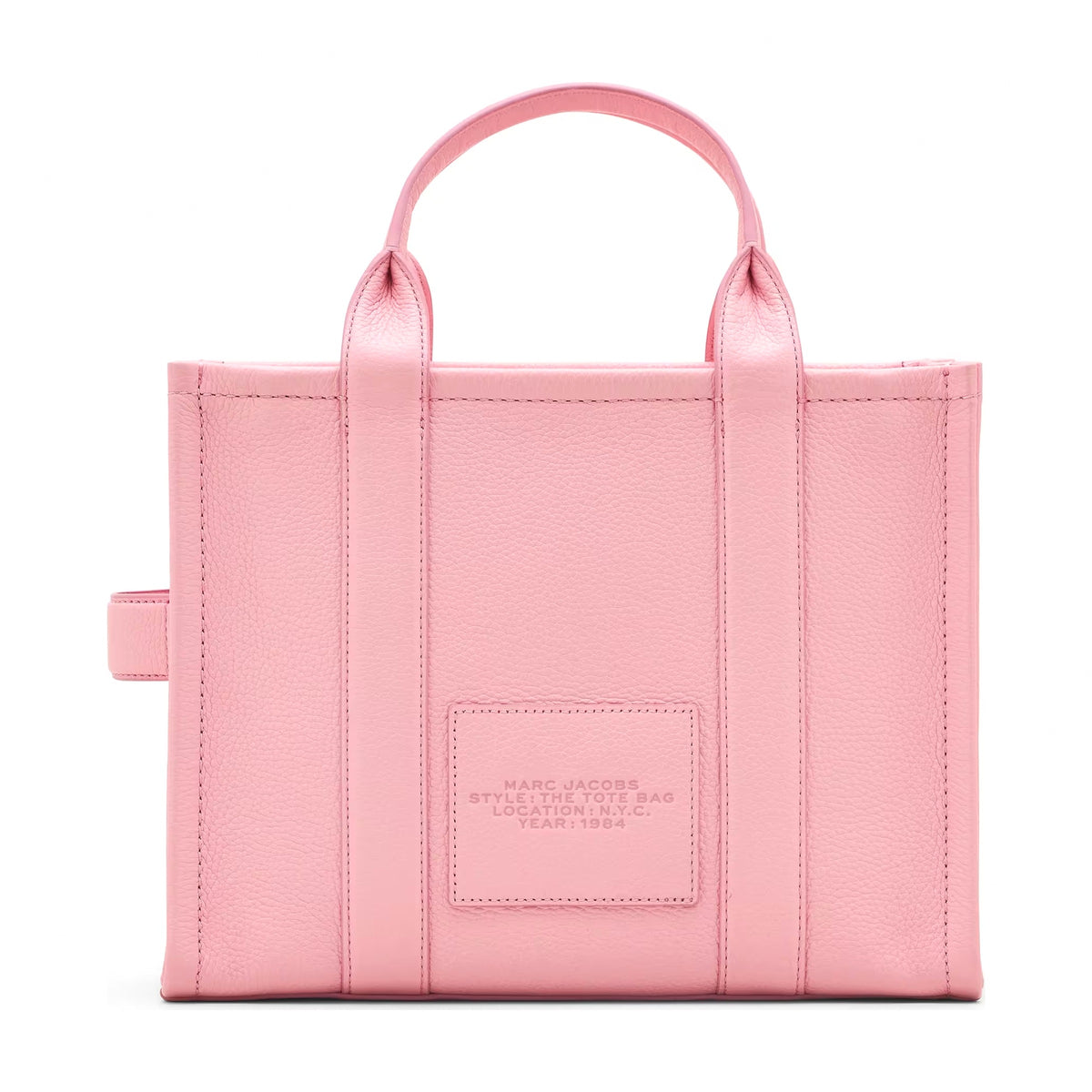 Marc Jacobs The Leather Medium Tote Bag - RIBBON PINK