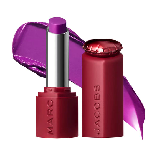 Marc Jacobs Heart On Lipstick - POP OFF - BRIGHT ELECTRIC PURPLE
