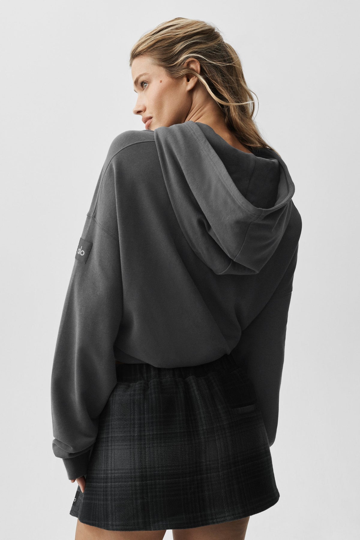 Alo Yoga Double Take Hoodie - Anthracite