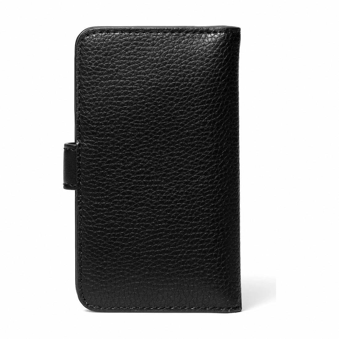 Michael Kors Jet Set Travel Medium Pebbled Leather Billfold Wallet - BLACK