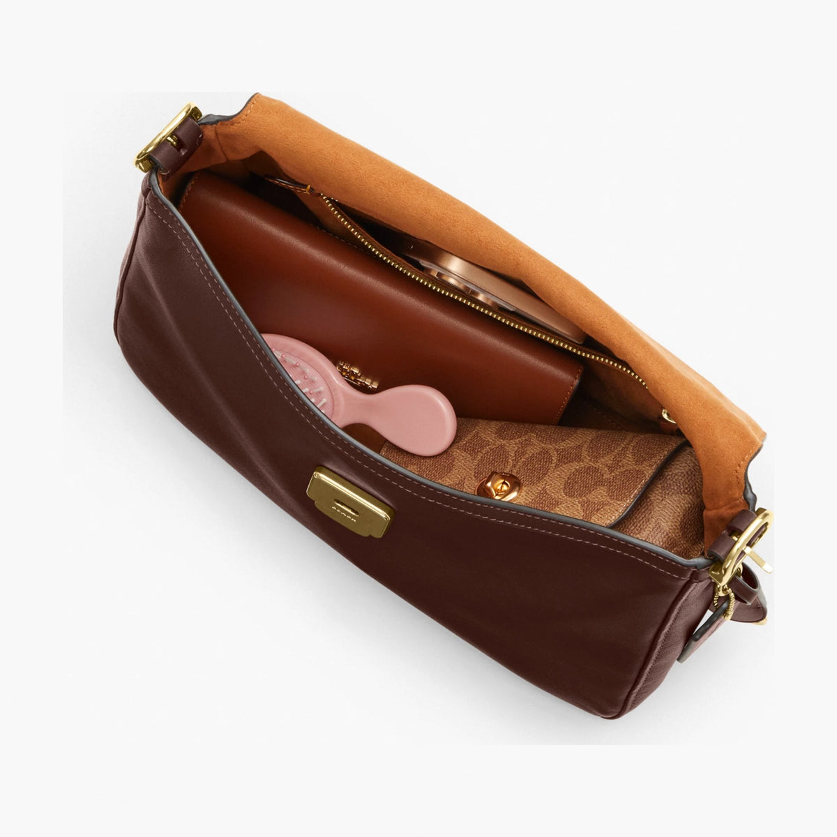 Coach Etta Flap Bag - Gold/Maple