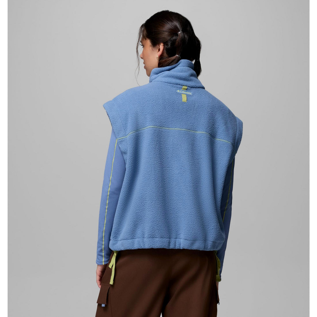 Columbia Women's Misty Moondrift MTR Fleece Relaxed Vest - Bluestone