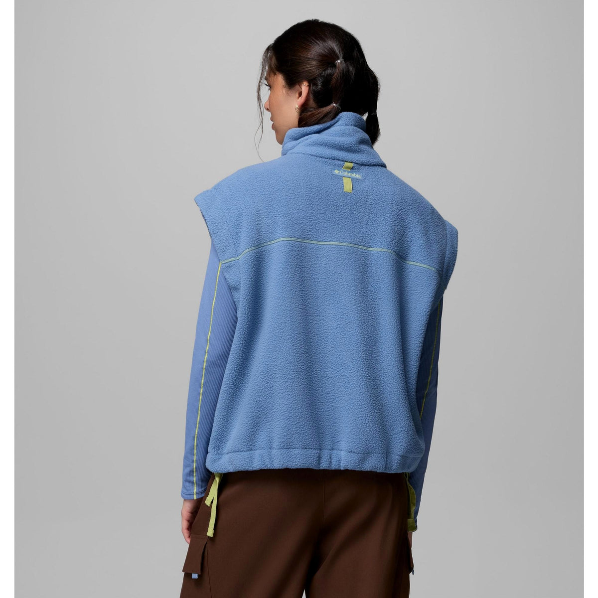 Columbia Women's Misty Moondrift MTR Fleece Relaxed Vest - Bluestone