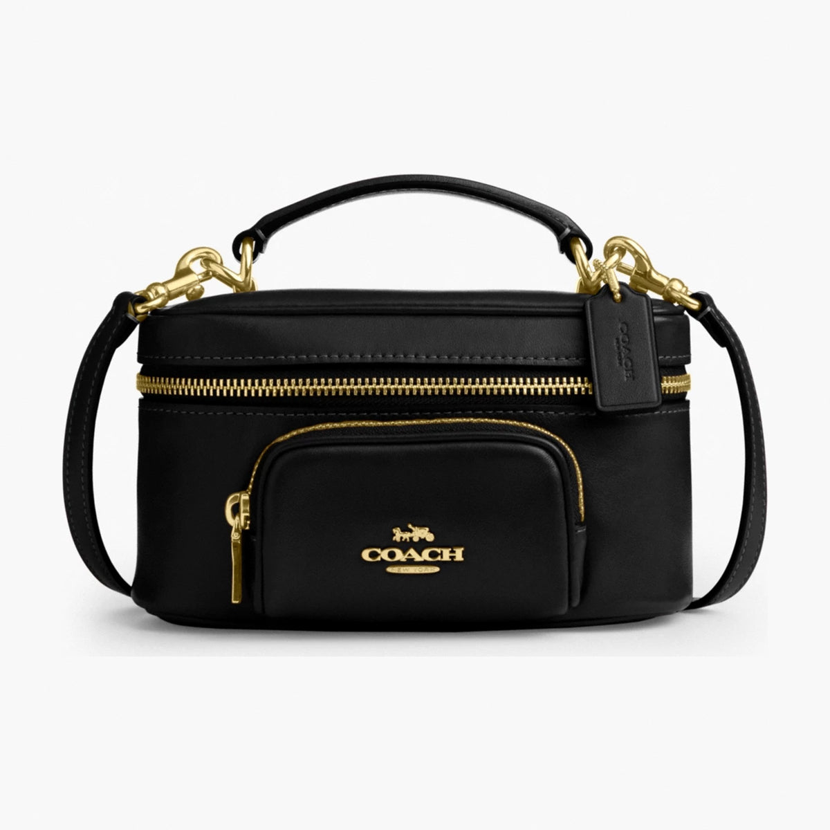 Coach Rainer Crossbody Bag 18 With Pocket - Gold/Black