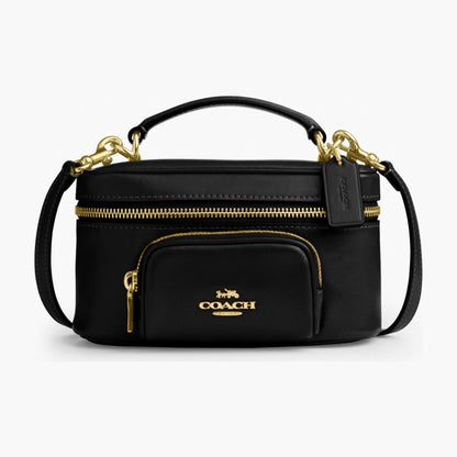 Coach Rainer Crossbody Bag 18 With Pocket - Gold/Black