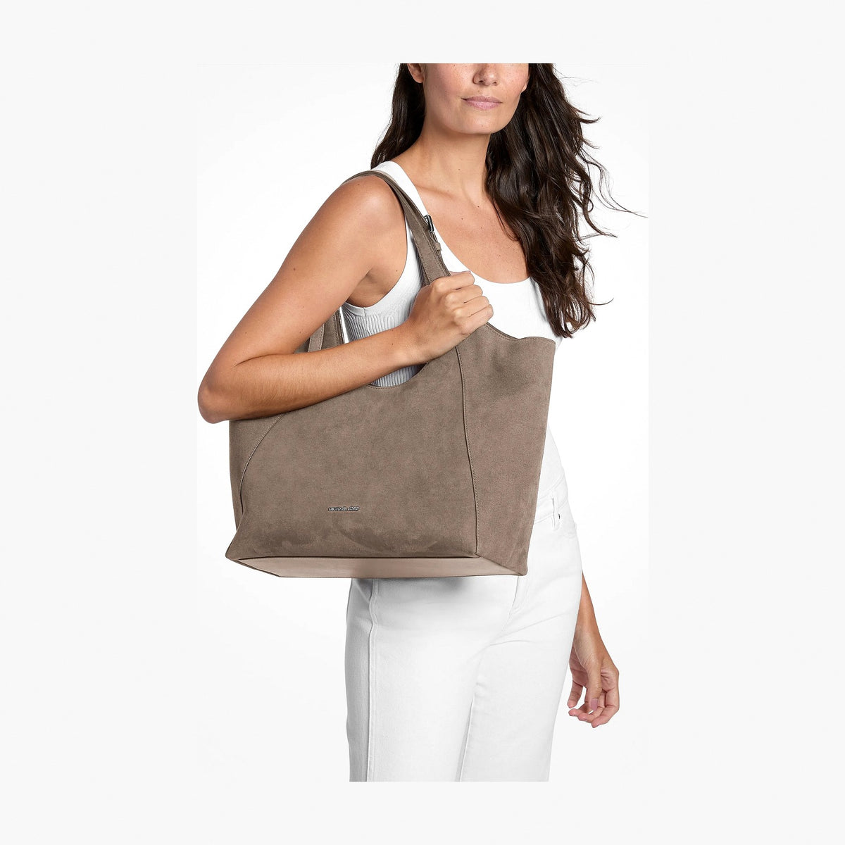 Michael Kors Bernie Large Tote Bag - MUSHROOM