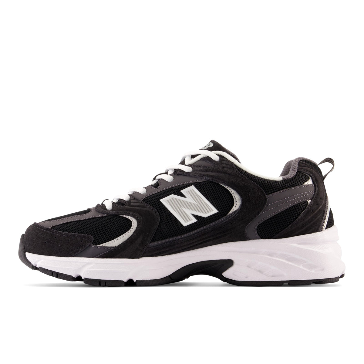 New Balance 530 - BLACK with MAGNET and Silver Metallic
