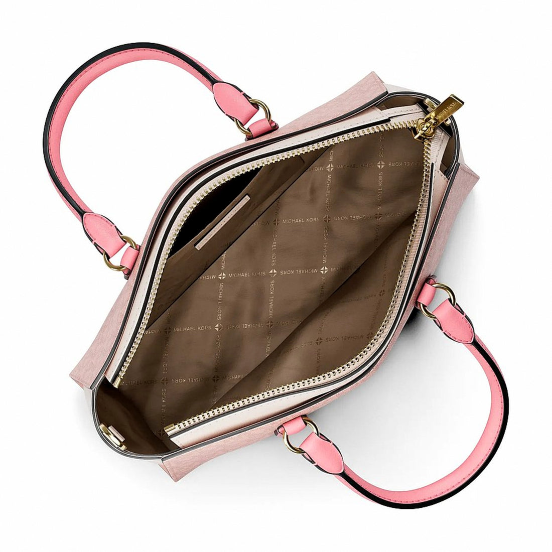 Michael Kors Arden Small Color-Block Signature Logo Messenger Bag - PWD BLSH MLT