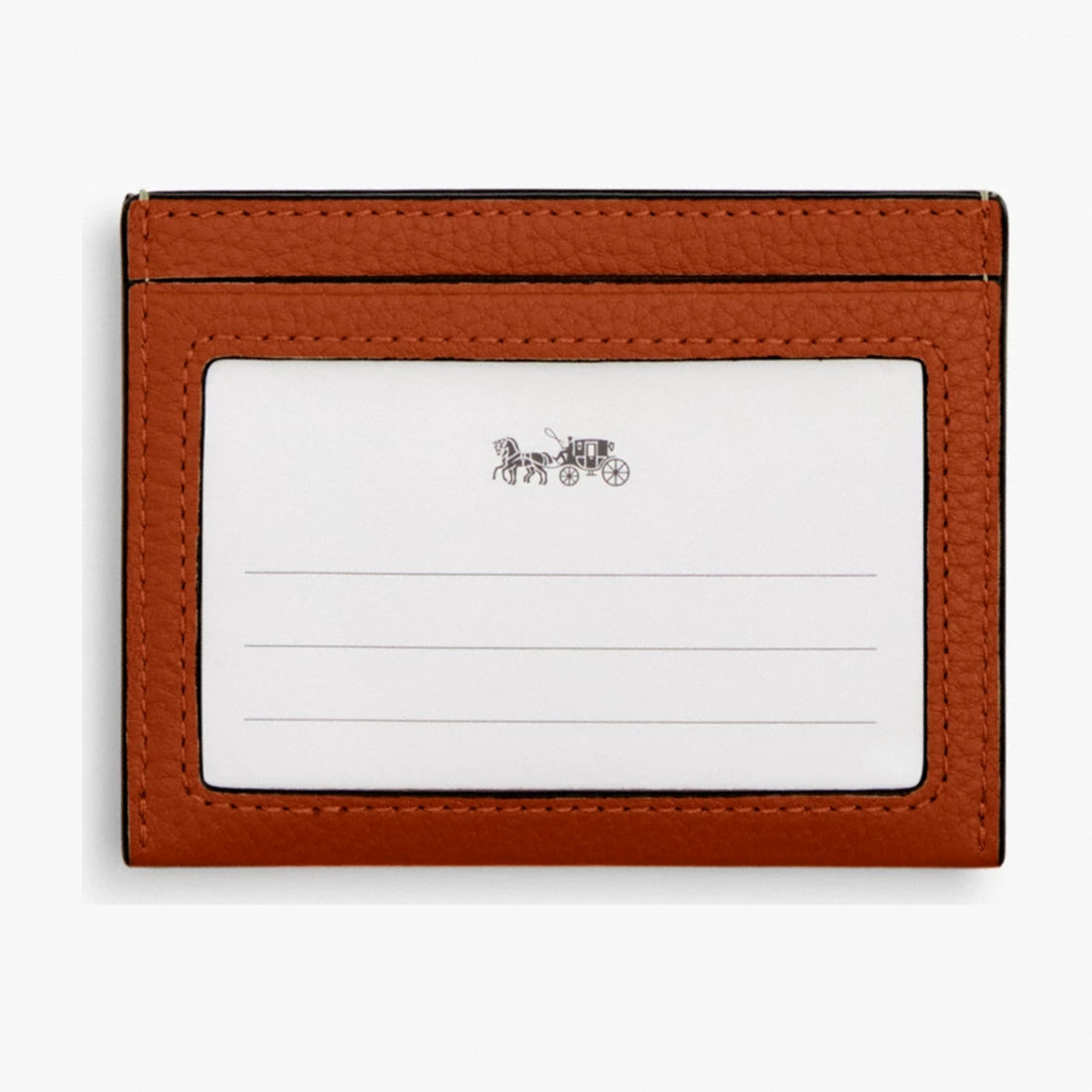 Coach Slim ID Card Case - Amber Brown
