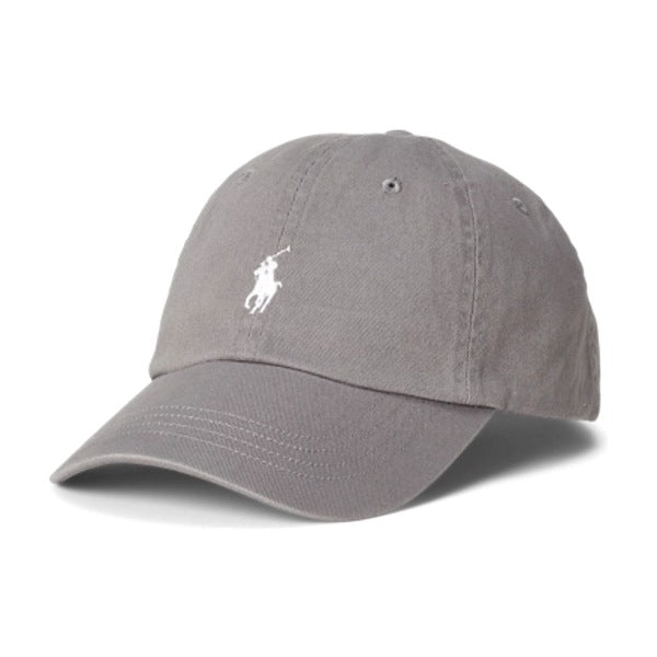 Polo Ralph Lauren The Iconic Cotton Chino Ball Cap - Perfect Grey/White