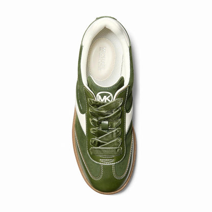 Michael Kors Sammy Microsuede Sneaker - AMAZON GREEN