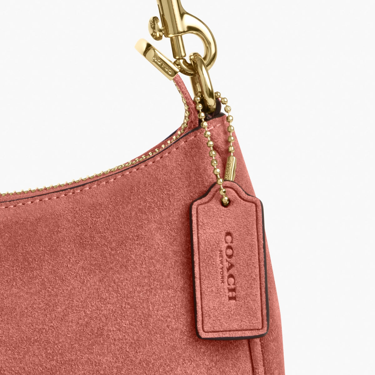 Coach Teri Shoulder Bag - Gold/Blush Pink