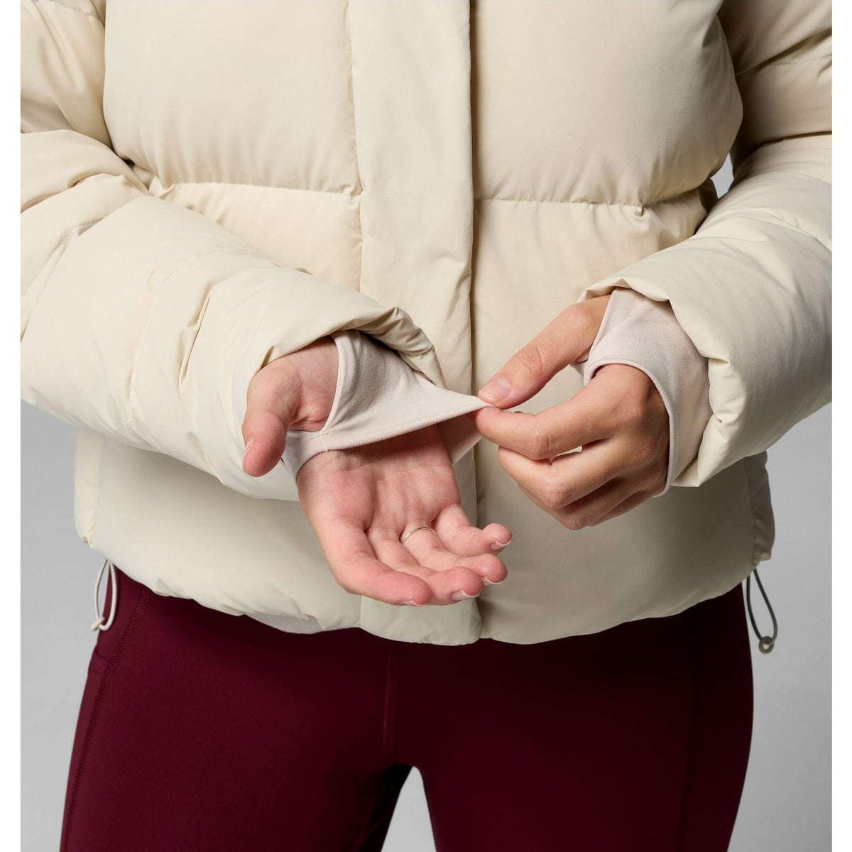 Columbia Women's Amaze Puff Hooded Jacket - Dark Stone