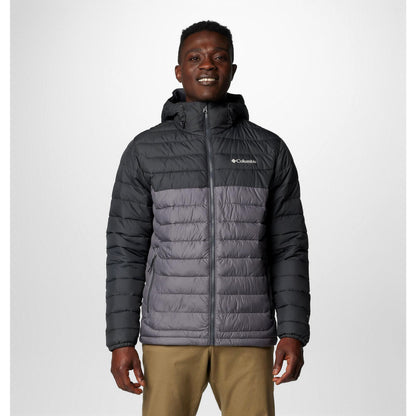Columbia Men's Powder Lite II Hooded Jacket - City Grey, Shark