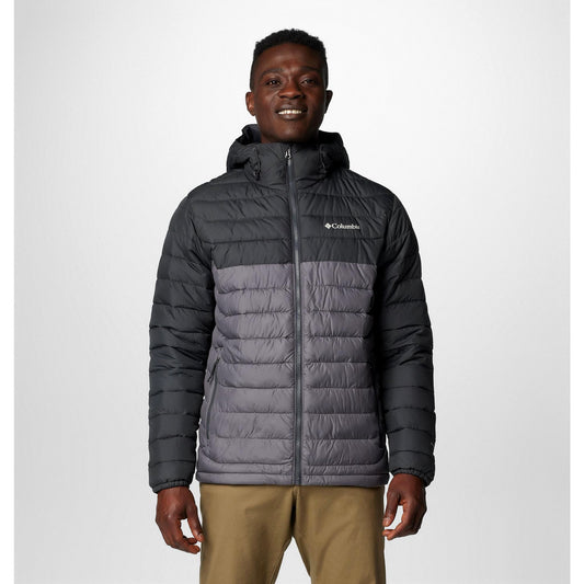 Columbia Men's Powder Lite II Hooded Jacket - City Grey, Shark