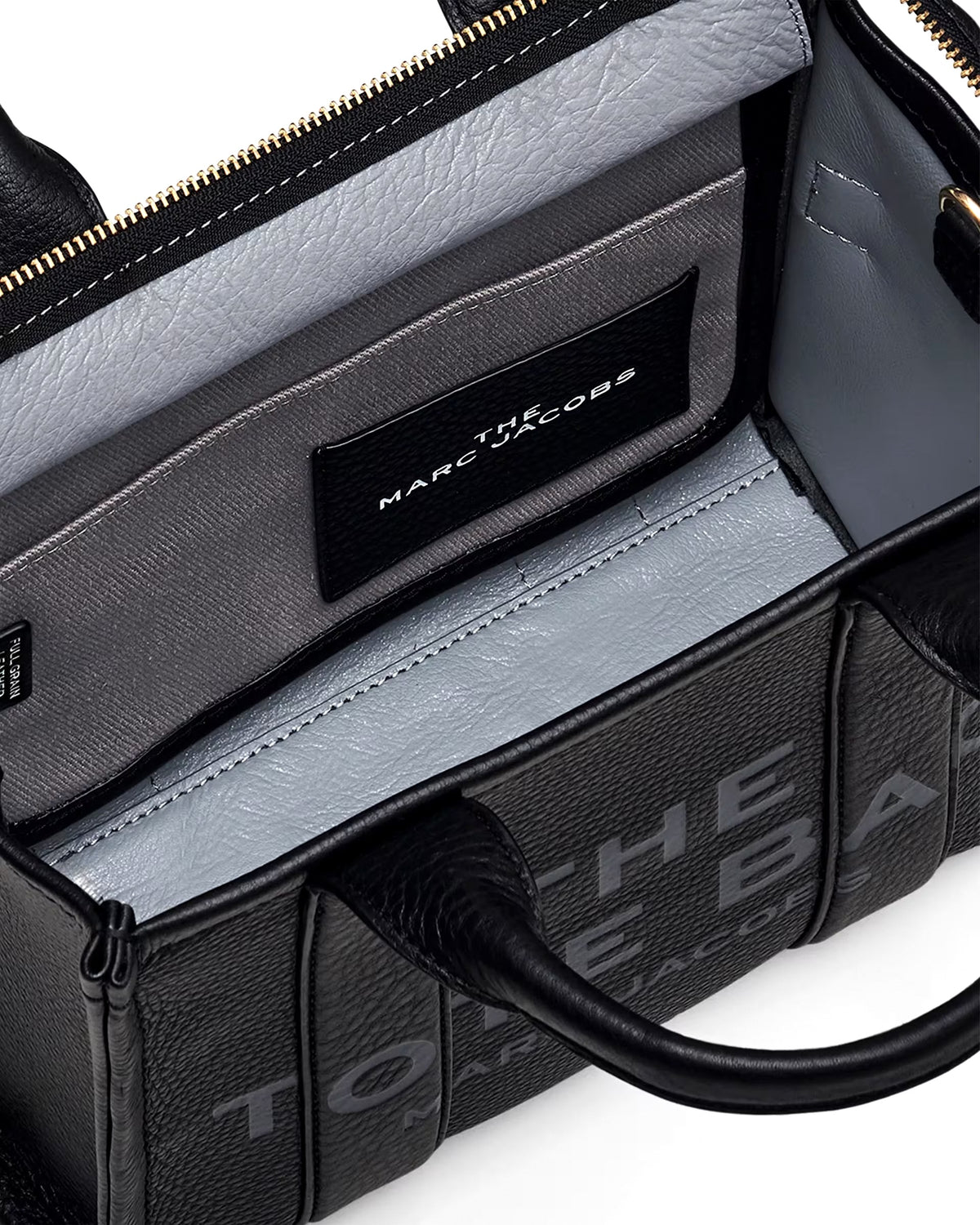 Marc Jacobs The Leather Small Tote Bag - BLACK