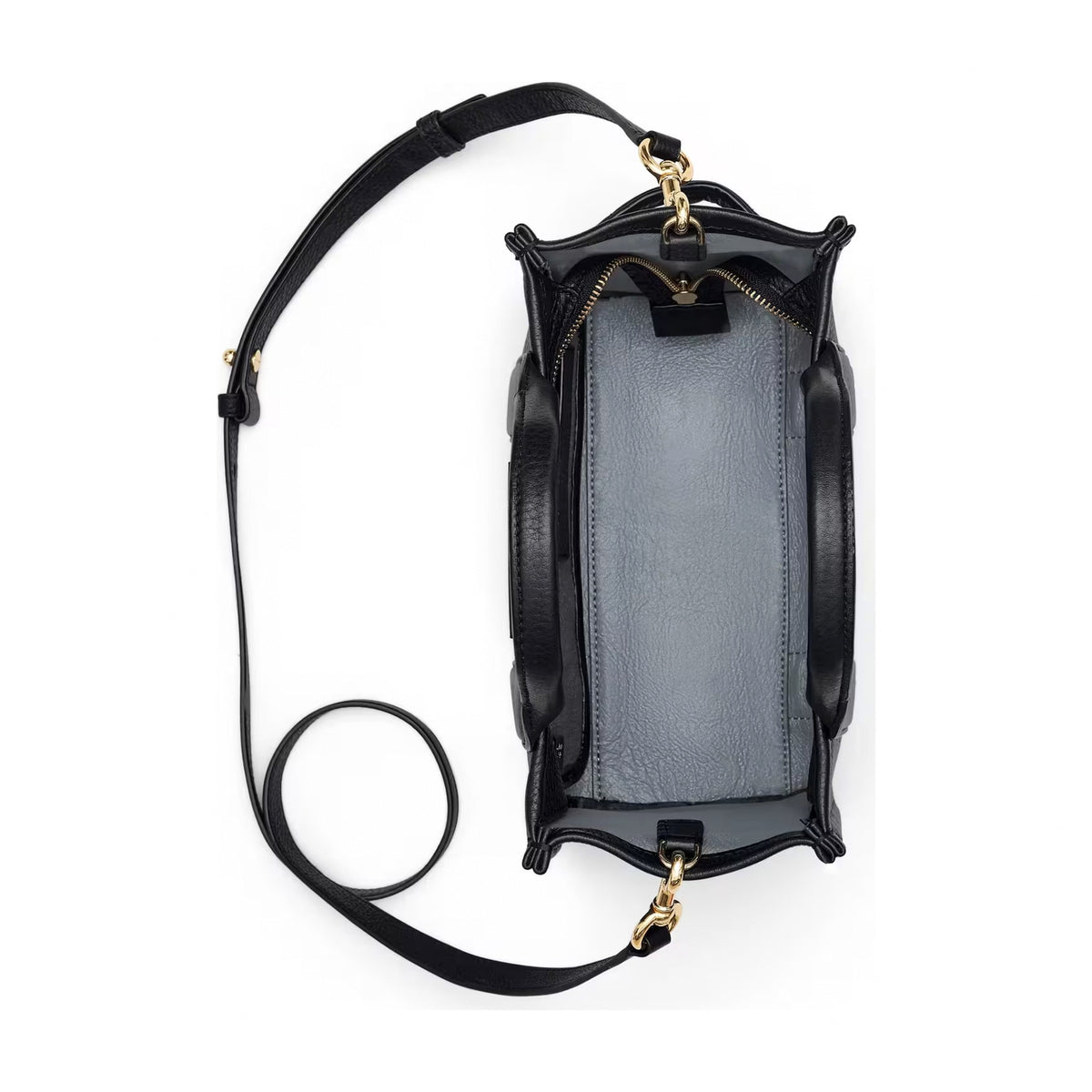 Marc Jacobs The Leather Small Tote Bag - BLACK