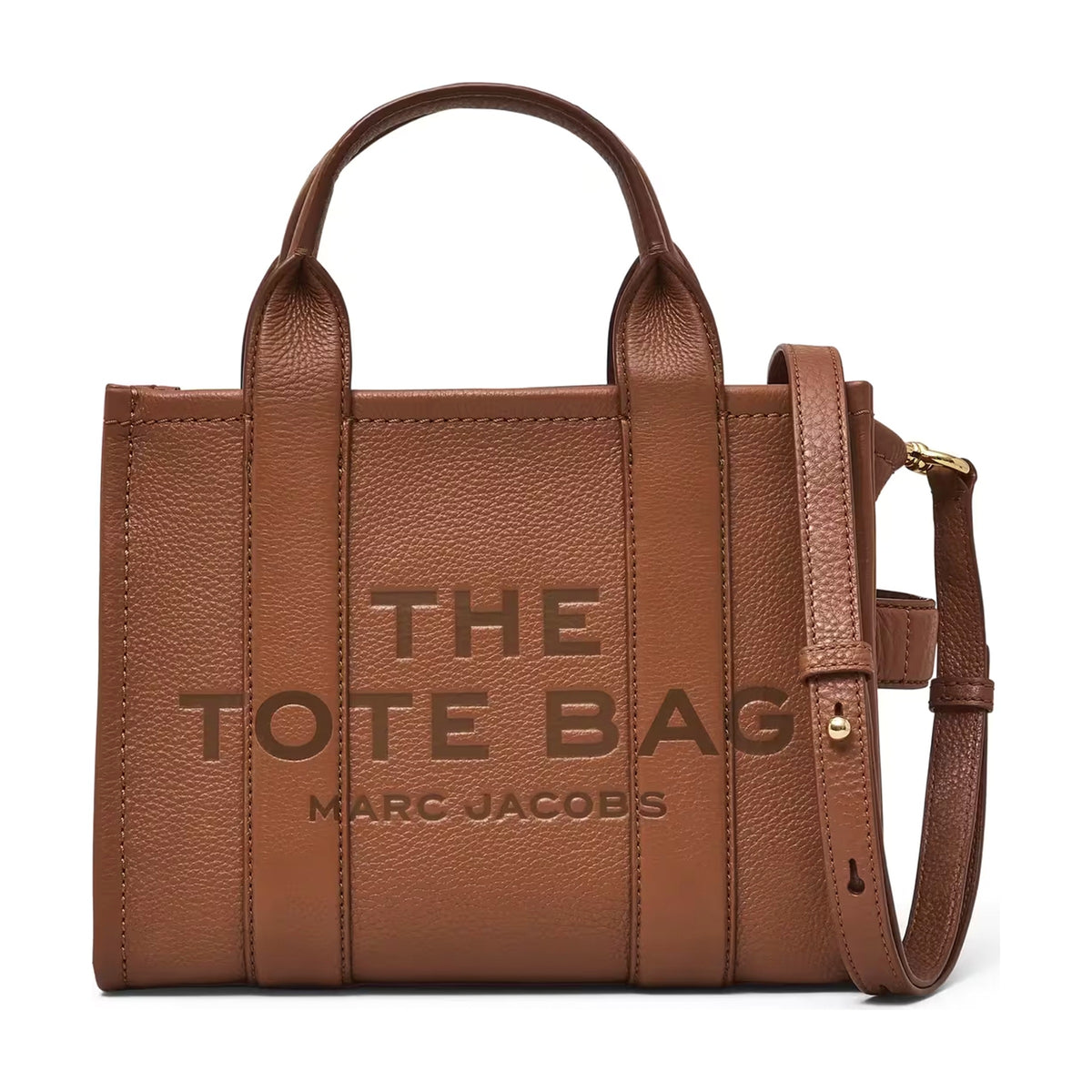 Marc Jacobs The Leather Small Tote Bag - BLACK