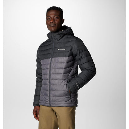 Columbia Men's Powder Lite II Hooded Jacket - City Grey, Shark