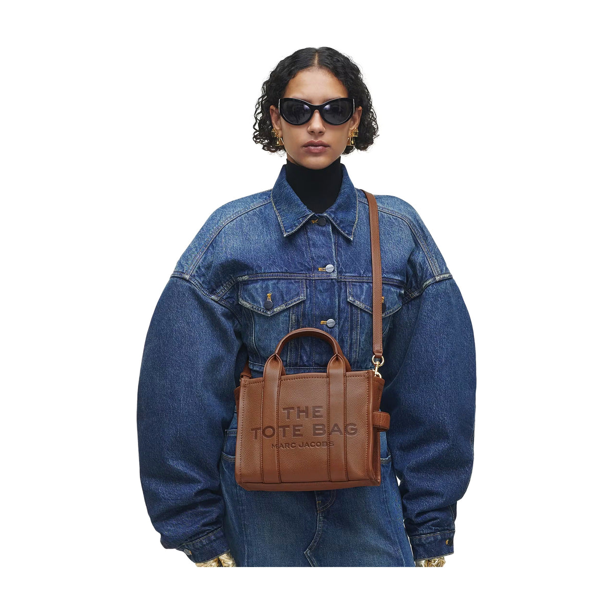 Marc Jacobs The Leather Small Tote Bag - ARGAN OIL