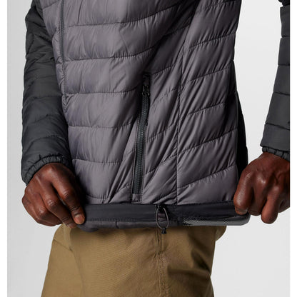 Columbia Men's Powder Lite II Hooded Jacket - City Grey, Shark